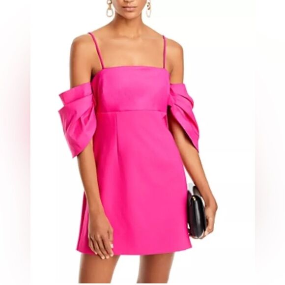 LIKELY Capri Mini Dress in Fuchsia, Size 2 - Picture 2 of 9